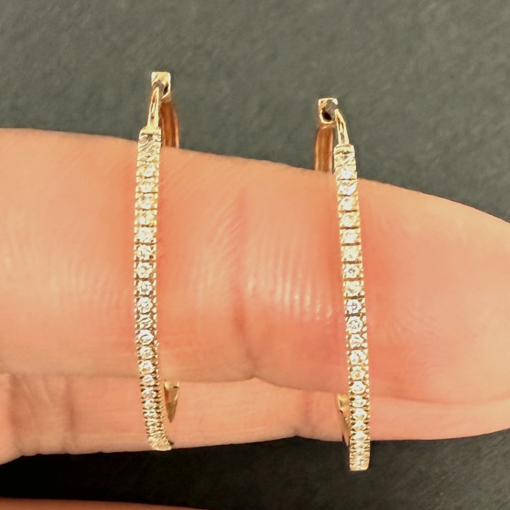 Mejuri Rose Gold Hoops